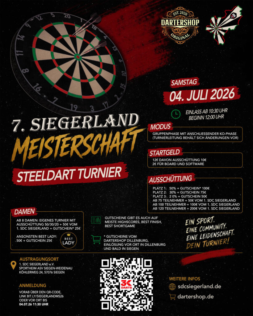 Plakat Siegerlandmeisterschaft 2026